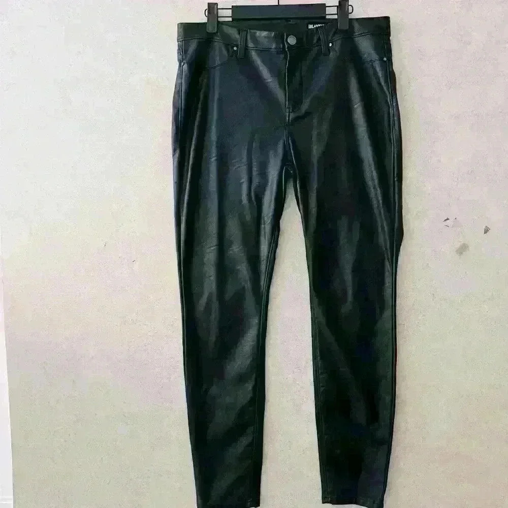 BLANKNYC 31 Womens Faux Leather Bold Mob Wife Body Con Dancing Flirty Retro Pant